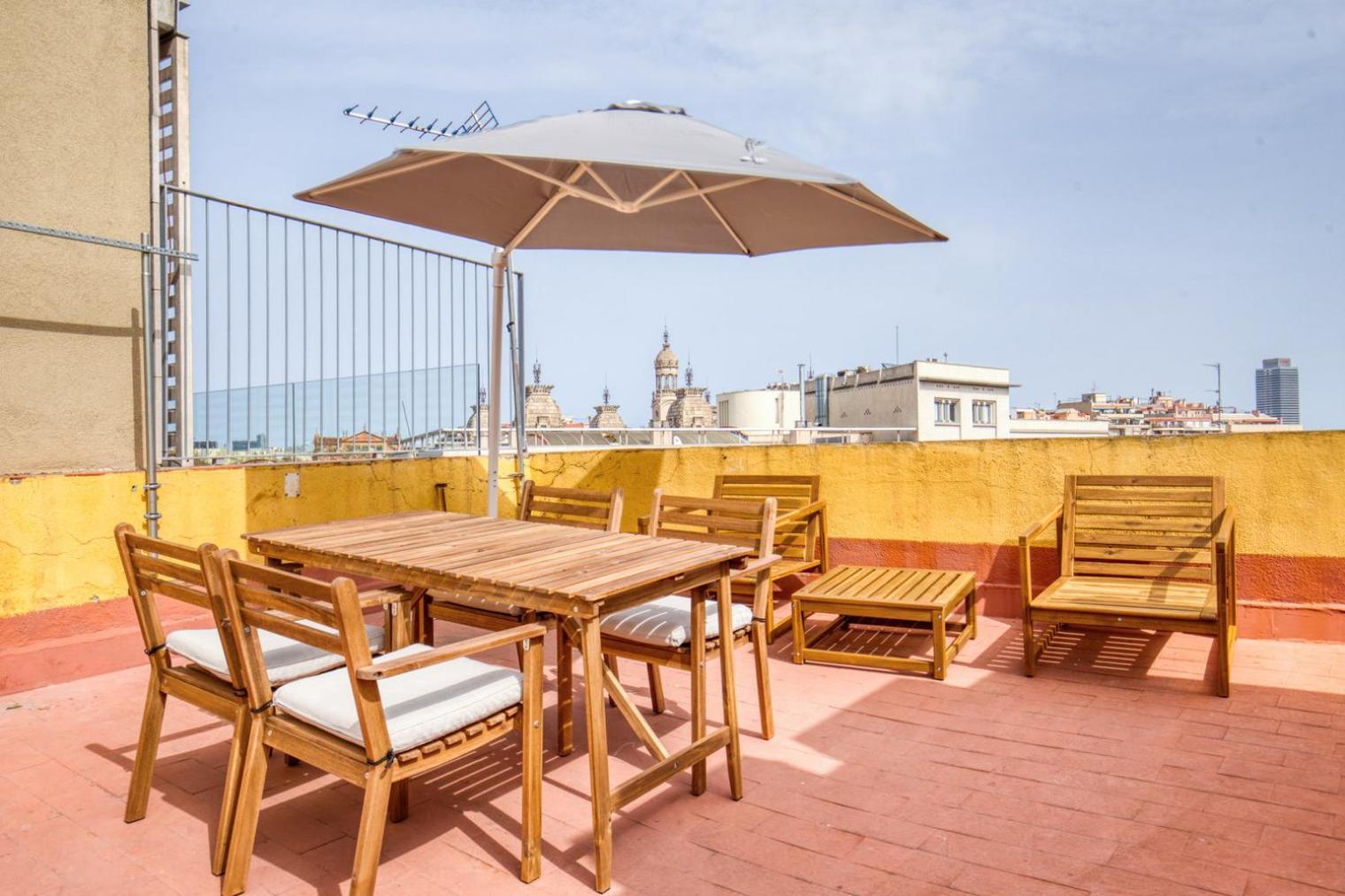 Blueground El Born Balcony Private Terrace Bcn-125 Apartment Barcelona